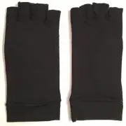 1 Pr Compression Copper Arthritis Gloves Size L, Black, Flexible, Antimicrobial