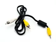RCA Connector,RCA Male Plug,RCA Stereo Audio Connectors,Coaxial,3.5mm Jack,3.5ft