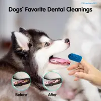 在飛比找蝦皮購物優惠-[家有愛寵]寵物手指牙刷狗狗貓咪口腔護理防牙結石清潔用品矽膠
