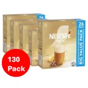 Nescafe Vanilla Latte Coffee Sachets 130 Pack