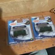 2x Bachmann Trains Thomas 77029 HO OO Green Coal Wagon Freight Car Load Hornby