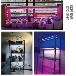 LED T5 植物生長燈 1尺 全光譜 免支架 (3支一組)