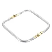 Metal Purse Frame 6.7 IN, 1 Pcs Rectangle Frame Kiss Lock, Bag Frame Hardware