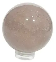 Strawberry Quartz Sphere - Stand Included - F