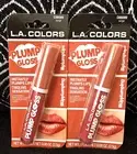 2x LA COLORS SURGE C68089 PLUMP GLOSS FULL LIPS LIPSTICK RICH SHINE LIPGLOSS