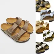 Mens Birkenstock Arizona Birko-Flor Two Strap Sandals Slides NEW