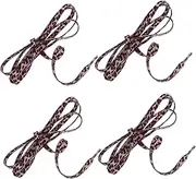 [Healvian] 2 Pairs Durable Leopard Print Shoelaces Elastic Shoe Ties for Sneakers Casual Shoes and Athletic Footwear Fashionable and Versatile Replacement Laces