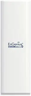 EnGenius ENH500-AX 5GHz Wi-Fi 6 (802.11ax) 2x2 Outdoor Wireless Bridge, up to 1,200 Mbps, high 26 dBm Transmit Power, IP55-rated Weatherproof & dustproof housing