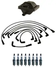 Ignition Wires 1 Coil 8 Spark Plugs Kit ACDelco For Chevy Caprice 4.3L V8 1996