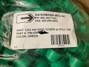 (1000) Ratermann CGA 540 Dust Cover With Pull Tab , Green, Free Shipping
