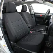 EKR Custom Fit Crosstrek Car Seat Covers for Select Subaru Crosstrek 2018 2019 2020 2021 2022 2023 - Neoprene (Black)