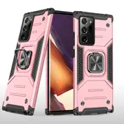MCC Shockproof Samsung Galaxy Note20 Ultra 5G Heavy Duty Case Cover Ring [Rose Gold]