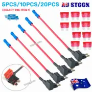 5/10/20pcs Car Add-a-circuit Fuse Tap Adapter Kit Standard ATO ATC Blade Holder