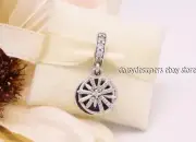 NEW Pandora Dazzling Wishes Blue Charm 792977C01 Retired Authentic