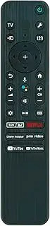 RMF-TX810P Replaced Voice Remote Commander fit for Sony Google Smart Bravia TV XR-55A80L XR-65A80L XR-65X95L XR-75X95L XR-77A80L XR-85X90L XR-85X95L XR-75X90L XR-55X90L XR-65X90L XR-98X90L KD-75X80L