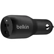 Belkin BoostCharge Dual USB-C Car Charger 36W [CCB002btBK]