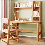 Kids Desk and Chair Set, Wooden Children Study Table,Children Desk with Storage Drawer, Used for Writing, Learning, Playing and Drawing