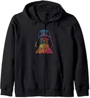 [STAR WARS] Darth Vader Tie Dye Helmet Z1 Zip Hoodie
