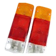 Trayback Ute Tail Lights PAIR for Toyota Landcruiser 70 75 78 85-16 Round L+R (for: Toyota)