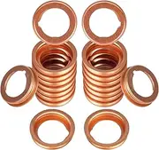 20 PCS Oil Drain Plug Gasket Crush Aluminum Washer Seal Rings Compatible with Nissan Infiniti G35 G37 Rogue Sentra Xterra Altima Frontier Armada Jukes 350Z, Replaces 11026-JA00A