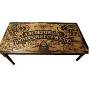 Handmade Ouija Board Coffee Table DIY Plans - Spirit Talking Board Furniture