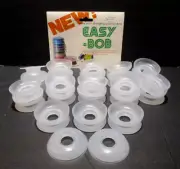 25 Flexible EASY EZ BOB bobbins for storage of embroidery floss, thread, wire
