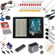 Beginner-Friendly Arduino Uno 3 Kit with 72-Page Manual & Essential Components