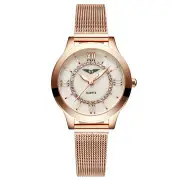 Ladies Wristwatch Synthetic Sapphire Glass Fashion Women Dress Watch Rome Stye