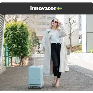 【innovator】雙前開煞車拉桿箱 19吋登機箱 海關安全鎖行李箱 旅行箱｜趣買購物旅遊生活館