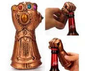 Creative Multipurpose Infinity Thanos Gauntlet Glove Beer Bottle Opener Fashionable Useful Soda Glass Cap Remover Tool Household-Brown