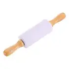 4 Inch Silicone Rolling Pin, Small Dough Roller, Light Purple