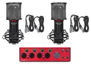 Focusrite Clarett+ 4Pre USB-C Audio Recording Interface JFET/ADAT+2) Microphones