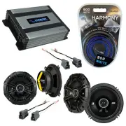 Fits Mitsubishi Mirage 97-02 Speaker Replacement Kicker DSC5 DSC65 HA-A400.4 Amp