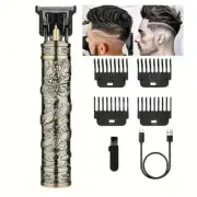 Professional Cordless Hair Trimmer, T-Blade Hair Clippers for Men, Zero Gapped