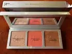 IT Cosmetics CC+ Radiance Palette Brightening Powder, Matte Blush & Bronzer RARE