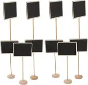 KONTONTY Garden Plant Labels Blackboard Plant Tags Easy to Use for Outdoor Decor