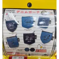 在飛比找蝦皮購物優惠-全新 日本 史努比 牛仔 小零錢包 小錢包 皮夾 卡夾 卡包