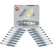 NGK Set of 16 Laser Iridium Spark Plugs For Bugatti Veyron 16.4 8.0 W16 2006 (for: Bugatti)
