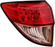 Taillight Accessories Assembly Rear Tail Light Turn Signal Brake Stop Tail Lamp Compatible With Vezel HR-V HRV 2015-2018(Low Outside left)