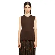 [UMA WANG] UMA WANG WOMAN BROWN VESTS Brown