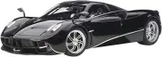 AUTOart 12233 1/12 Pagani Huayra Black Silver Stripe Car