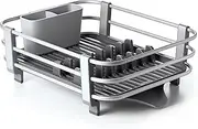 OXO Good Grips Rustproof Aluminum Dish Rack Grey