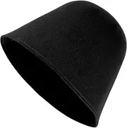 Sosoport Sauna Cap Duck Bucket Hat Sauna Has Sauna Hats for Men White Bucket Hat Hiking Hat Sauna Hat for Men Whale Shower Cap Women Mens Hats Wide Brim Hat Ladies Bucket Hat Black Felt