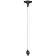 Black Cloth Cable Suspension Lights Components Traditional Period Lighting Inspirations