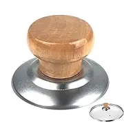 Pot Lid Replacement Handle | Multifunctional Wooden Pot Lid Knob | Kitchen Cookware, Household Pan Lid Knob for Woks, Saucepans, Steamers