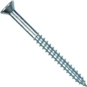 Hillman #12 x 1 In. Flat Head Phillips Zinc Wood Screw (100 Ct.) 40147 HILLMAN