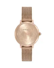 Olivia Burton Ultra Slim Floral Watch, 28mm