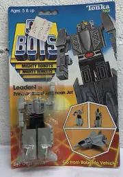 GoBots 1984 Leader-1 One #25 Tonka Friendly Robot American Jet MOC Bubble Taped