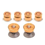 2/4Pcs/sets Brass Button ABXY Thumbsticks for PS4 Controller