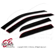 Vent Shade Visors Rain Guard Out-Channel 2.0mm For Kia Forte K3 5 Door 14-16 4pc (for: Kia)